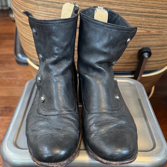 Frye Black Philips Military  Boots - Picture 1 of 10
